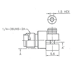 HS-2.92mmF End Launch Connector HS-2.92mmF End Launch Connector